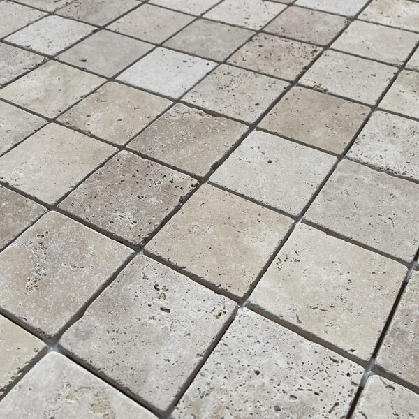 Travertine Tile 100x100 Classic Cream